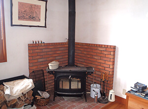 一般住居への暖炉施工